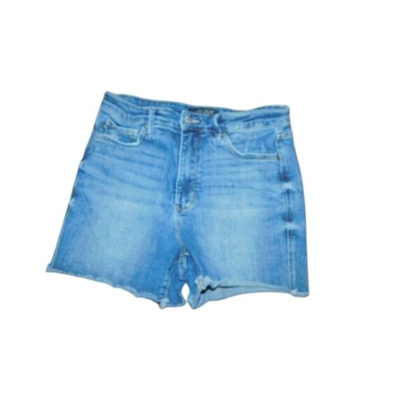 Judy Blue Size XL STRETCH Distressed  Cut Off Denim  Jean Shorts - Picture 1 of 2